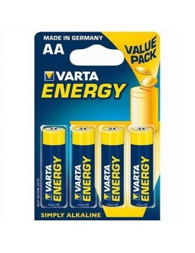 VARTA ENERGY BATTERY AA LR6 4 UNITS