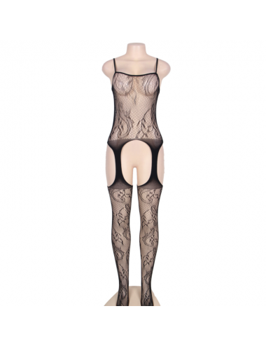QUEEN LINGERIE CROTHLESS FISHNET BODYSTOCKING S-L