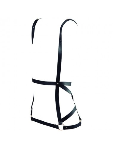 BIJOUX INDISCRETS MAZE ARROW DRESS HARNESS - BLACK