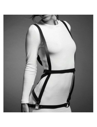 BIJOUX INDISCRETS MAZE ARROW DRESS HARNESS - BLACK