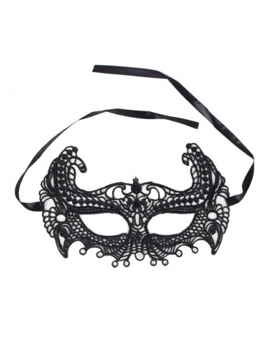 QUEEN LINGERIE BLACK MASK ONE SIZE