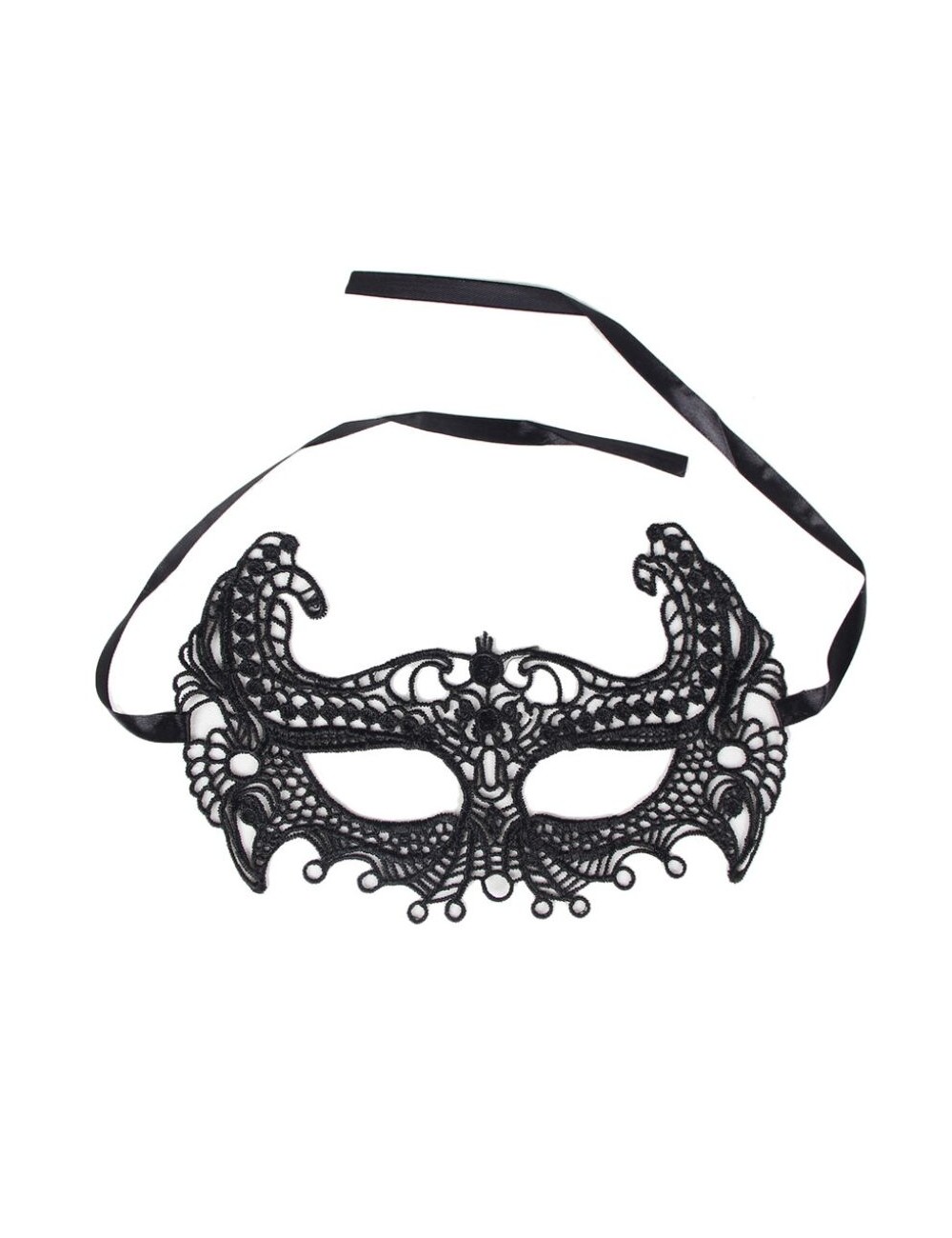 QUEEN LINGERIE BLACK MASK ONE SIZE QUEEN LINGERIE BLACK MASK ONE SIZE