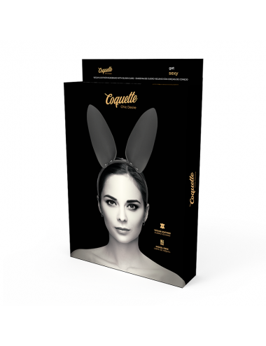 COQUETTE CHIC DESIRE HEADBAND WITH BUNNY EARS