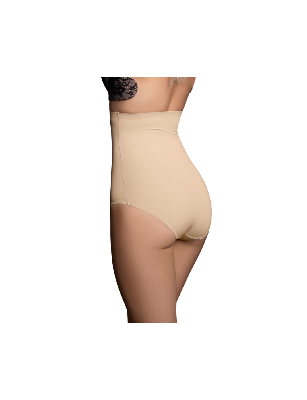 BYE BRA SEAMLESS HIGH WAIST BRIEF - L