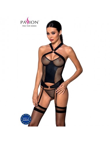 PASSION AMANDA CORSETECO LEATHER L/XL