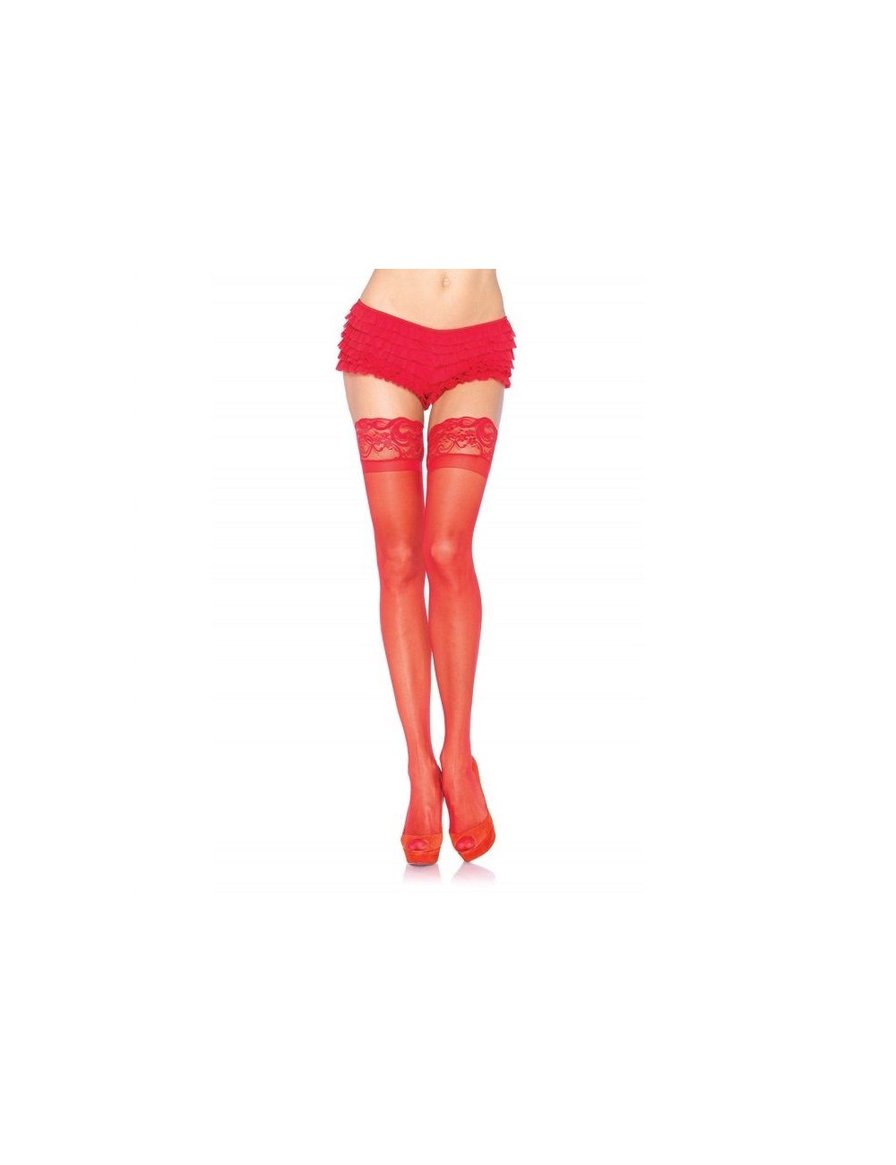 STAY UP SPANDEX SHEER THIGH HIGHS WITH SILICONE TOP STAY UP SPANDEX SHEER THIGH HIGHS WITH SILICONE TOP