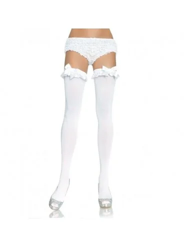 LEG AVENUE SHEER AND OPAQUE THIGH HIGHS