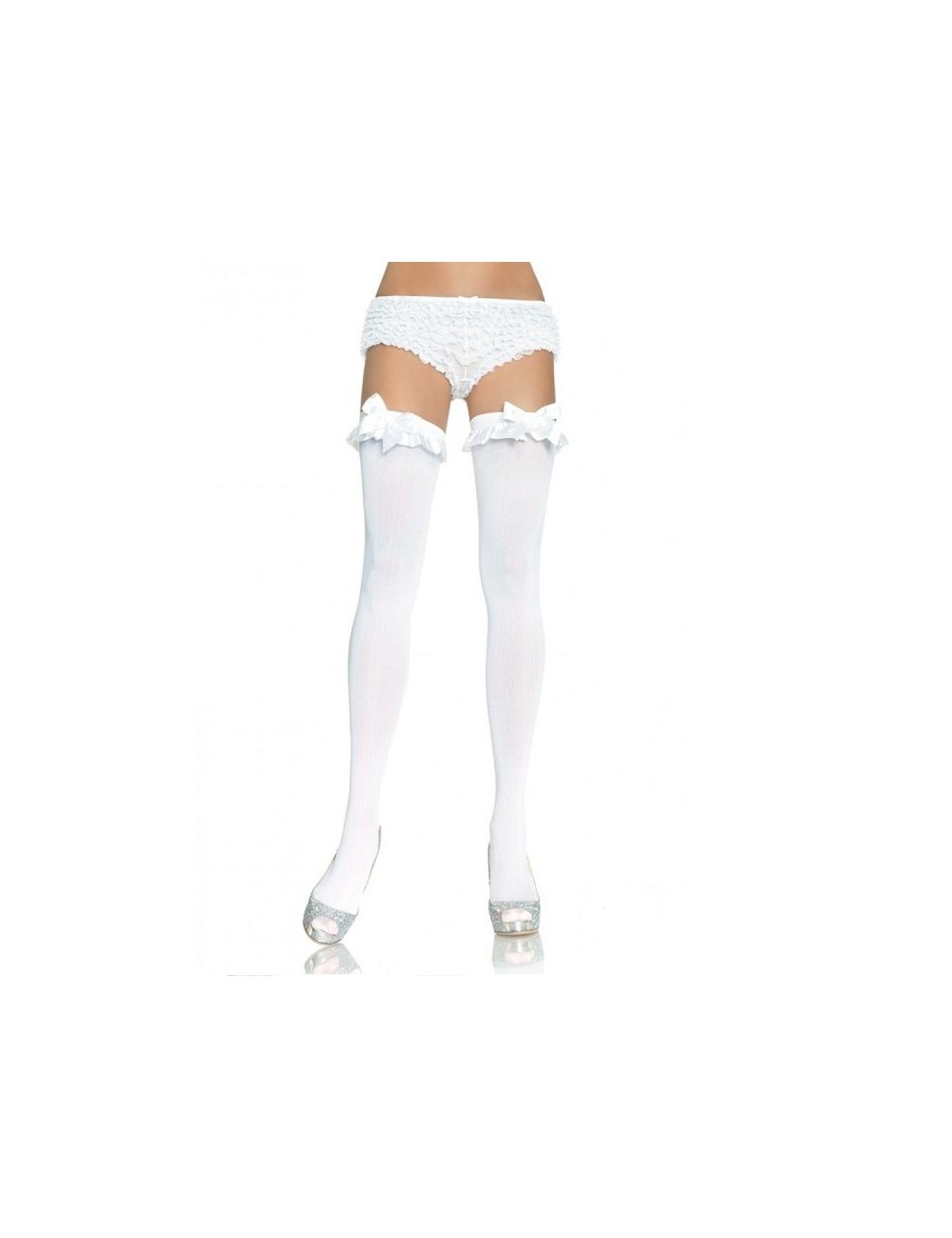 LEG AVENUE SHEER AND OPAQUE THIGH HIGHS LEG AVENUE SHEER AND OPAQUE THIGH HIGHS