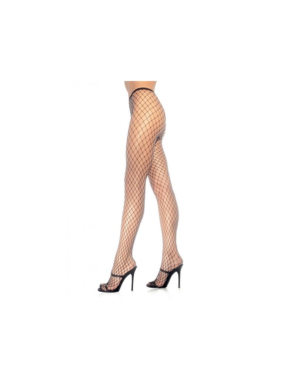 LEG AVENUE NET AND LACE PANTYHOSE
