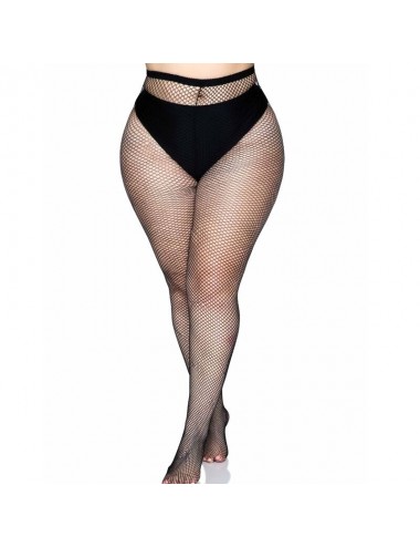 LEG AVENUE BACKSEAM PANTYHOSE - BLACK PLUS SIZE