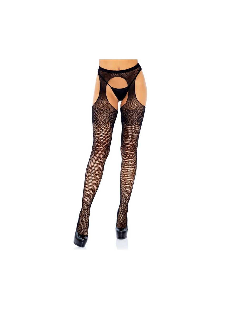 LEG AVENUE POLKA DOT SUSPENDER HOSE ONE SIZE LEG AVENUE POLKA DOT SUSPENDER HOSE ONE SIZE