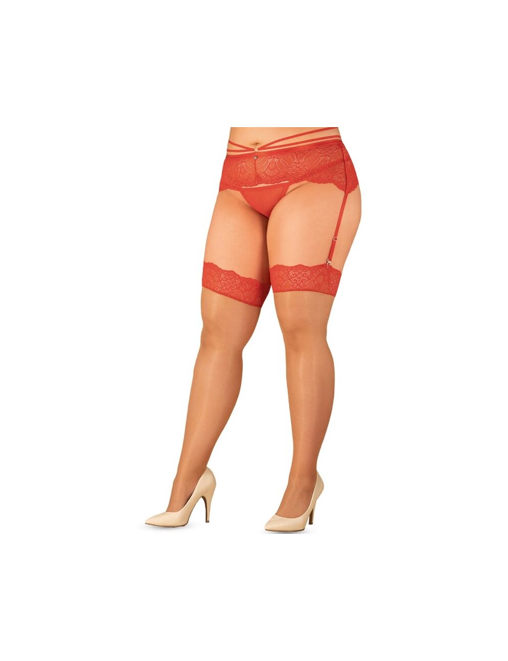 OBSESSIVE - LOVENTY STOCKINGS XXL/XXXL OBSESSIVE - LOVENTY STOCKINGS XXL/XXXL