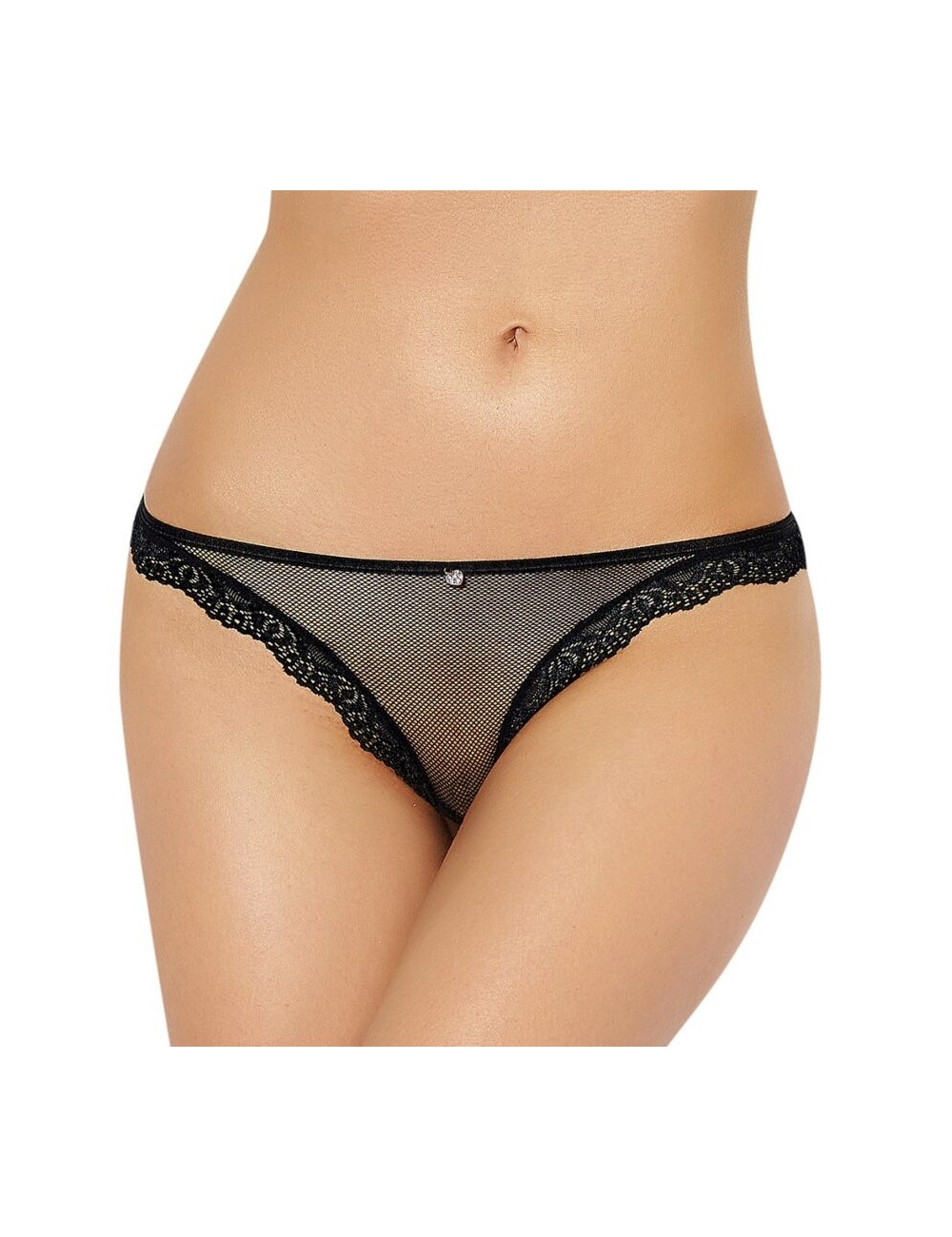 QUEEN LINGERIE FISHNET AND LACE PANTIES S/M QUEEN LINGERIE FISHNET AND LACE PANTIES S/M