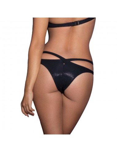 QUEEN LINGERIE CROSSED DOUBLE STRAP PANTIES L/XL