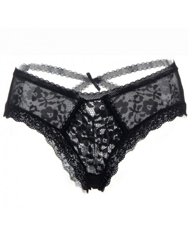 QUEEN LINGERIE FLORAL LACE PANTIES  S/M