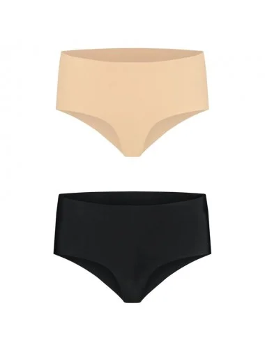 BYE BRA INVISIBLE HIGH BRIEF 2 PACK M