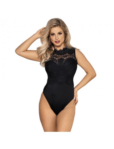 SUBBLIME OPAQUE BLACK TEDDY S/M