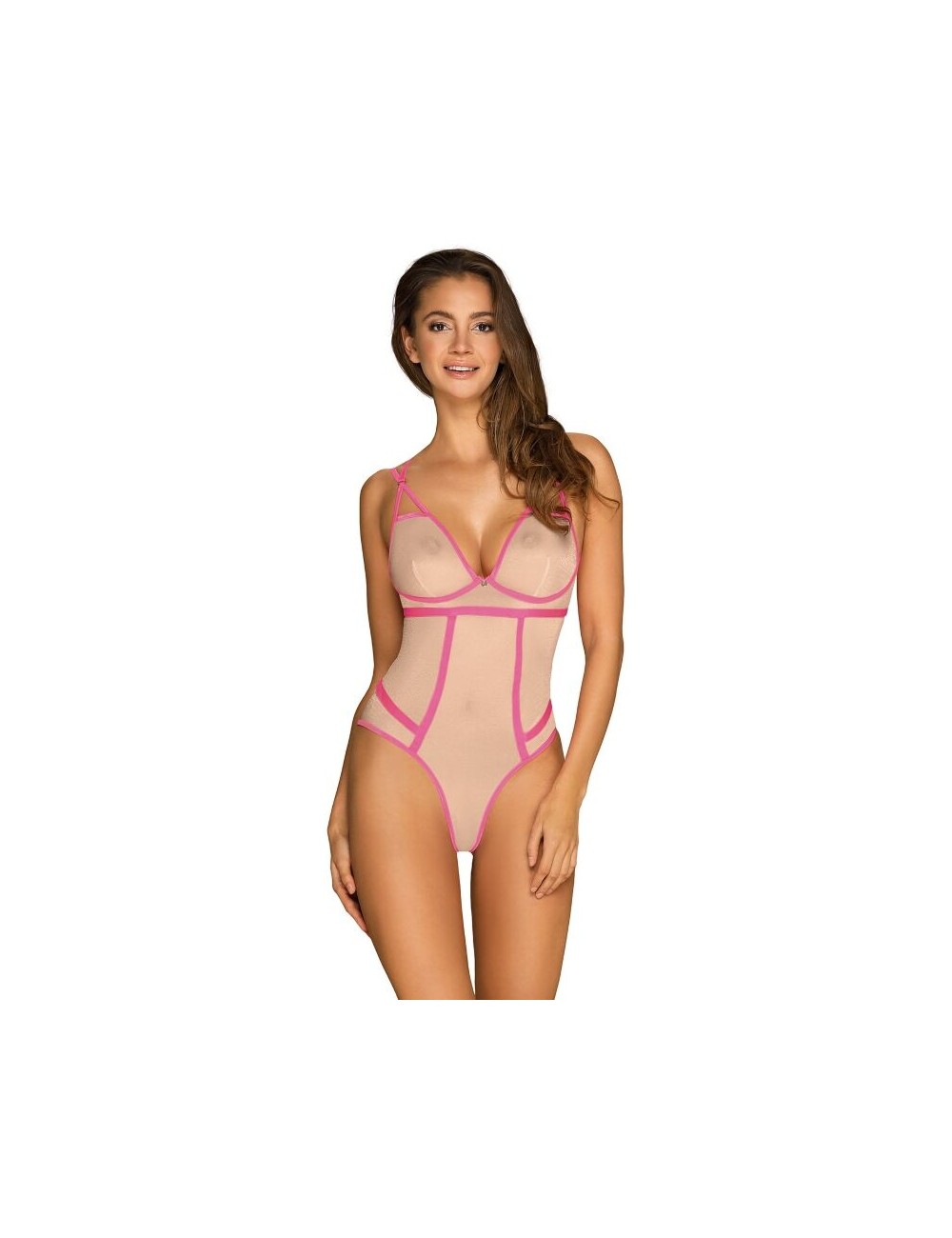OBSESSIVE - NUDELIA TEDDY - PINK S/M OBSESSIVE - NUDELIA TEDDY - PINK S/M