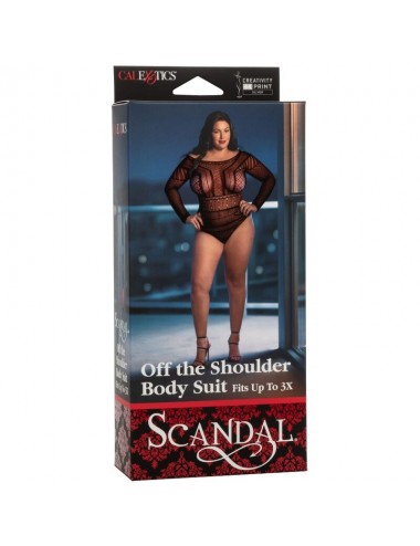 CALEX SCANDAL SHOULDER BODY SUIT PLUS SIZE