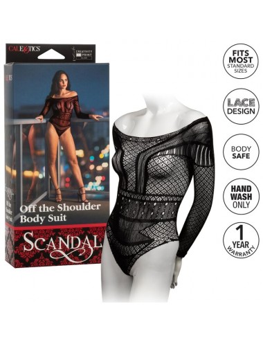 CALEX SCANDAL SHOULDER BODY SUIT ONE SIZE