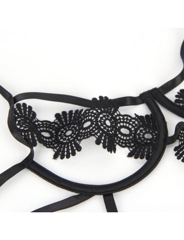SUBBLIME STRAPPY LACE TEDDY S/M