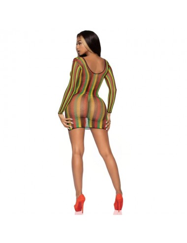 LEG AVENUE RASTA MINI DRESS ONE SIZE