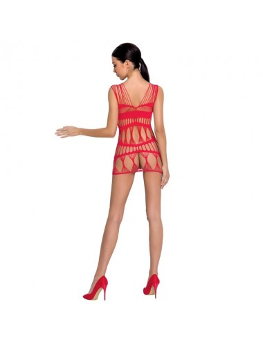 PASSION WOMAN BS089 BODYSTOCKING -  RED ONE SIZE