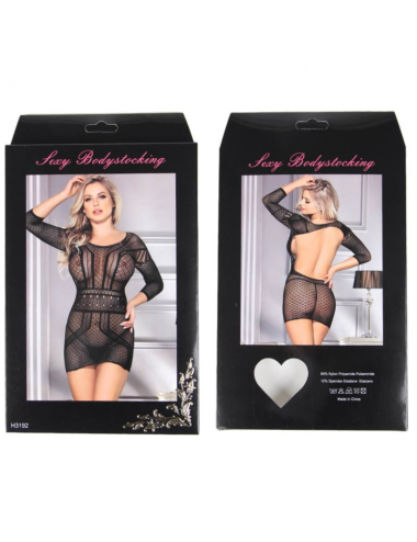 QUEEN LINGERIE NET-DRESS BODYSTOCKING S-L