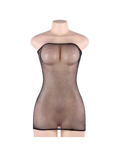 QUEEN LINGERIE SHINNY-DRESS BODYSTOCKING S-L