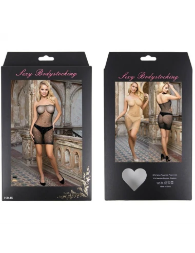 QUEEN LINGERIE SHINNY-DRESS BODYSTOCKING S-L