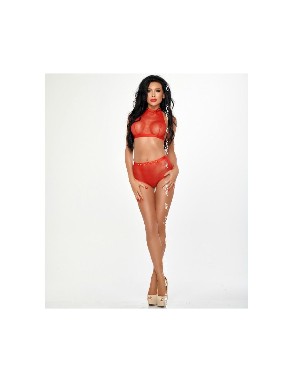 ME-SEDUCE MONA SET RED L/XL ME-SEDUCE MONA SET RED L/XL