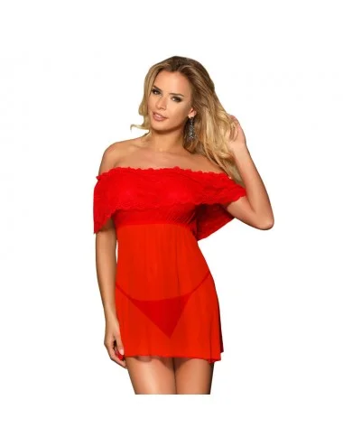 SUBBLIME SHORT DRESS + THONG RED S/M