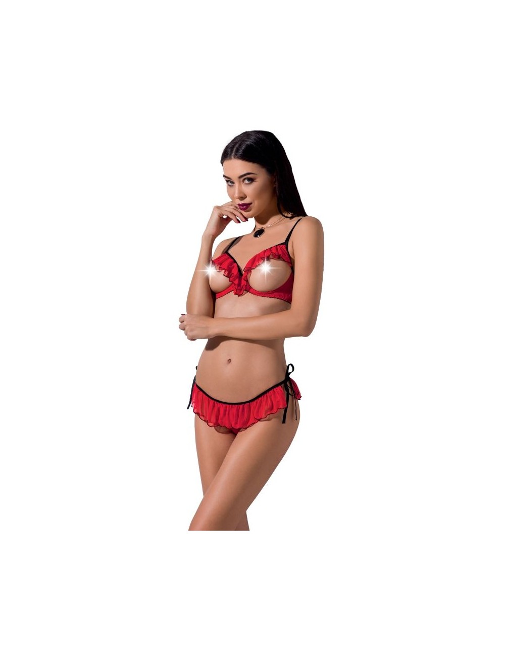 PASSION WOMAN CHERRY SET S/M PASSION WOMAN CHERRY SET S/M