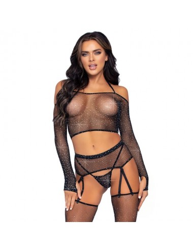 LEG AVENUE FOUR PIECES SET ONE SIZE
