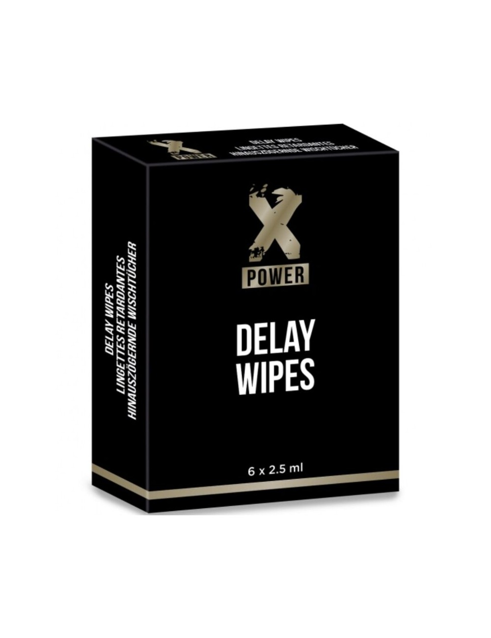 XPOWER DELAY WIPES 6 UNITS XPOWER DELAY WIPES 6 UNITS