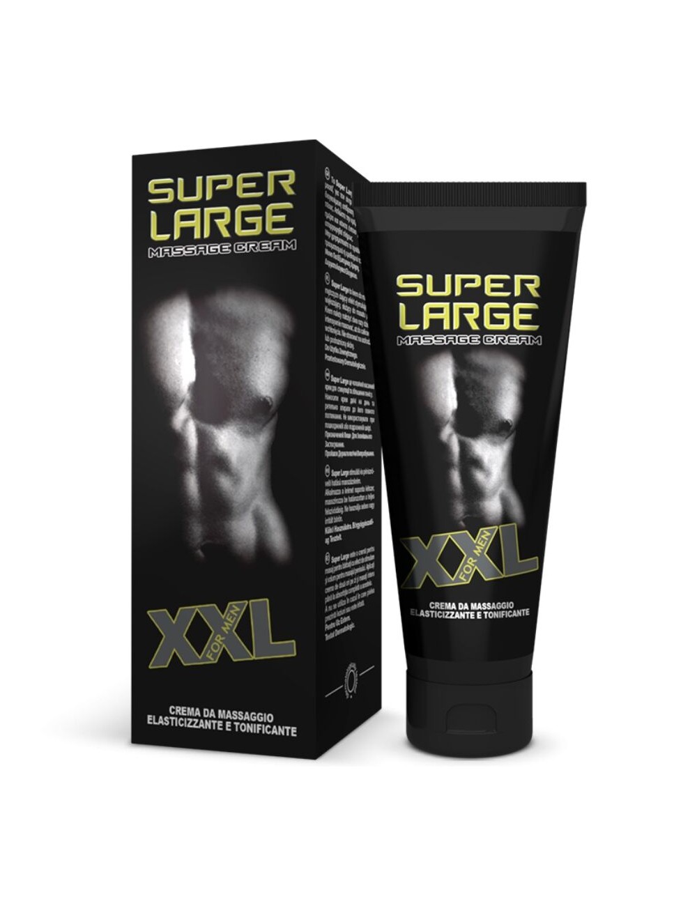 SUPER LARGE XXL MASSAGE AND ELASTIZING CREAM FOR PENIS 75 ML SUPER LARGE XXL MASSAGE AND ELASTIZING CREAM FOR PENIS 75 ML