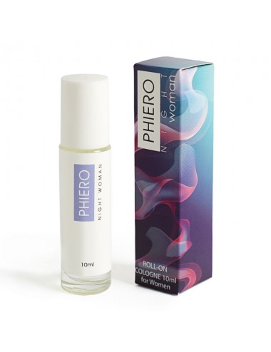 PHIERO NIGHT WOMAN. PERFUME WITH PHEROMONES IN ROLL-ON FORMAT FOR WOMEN