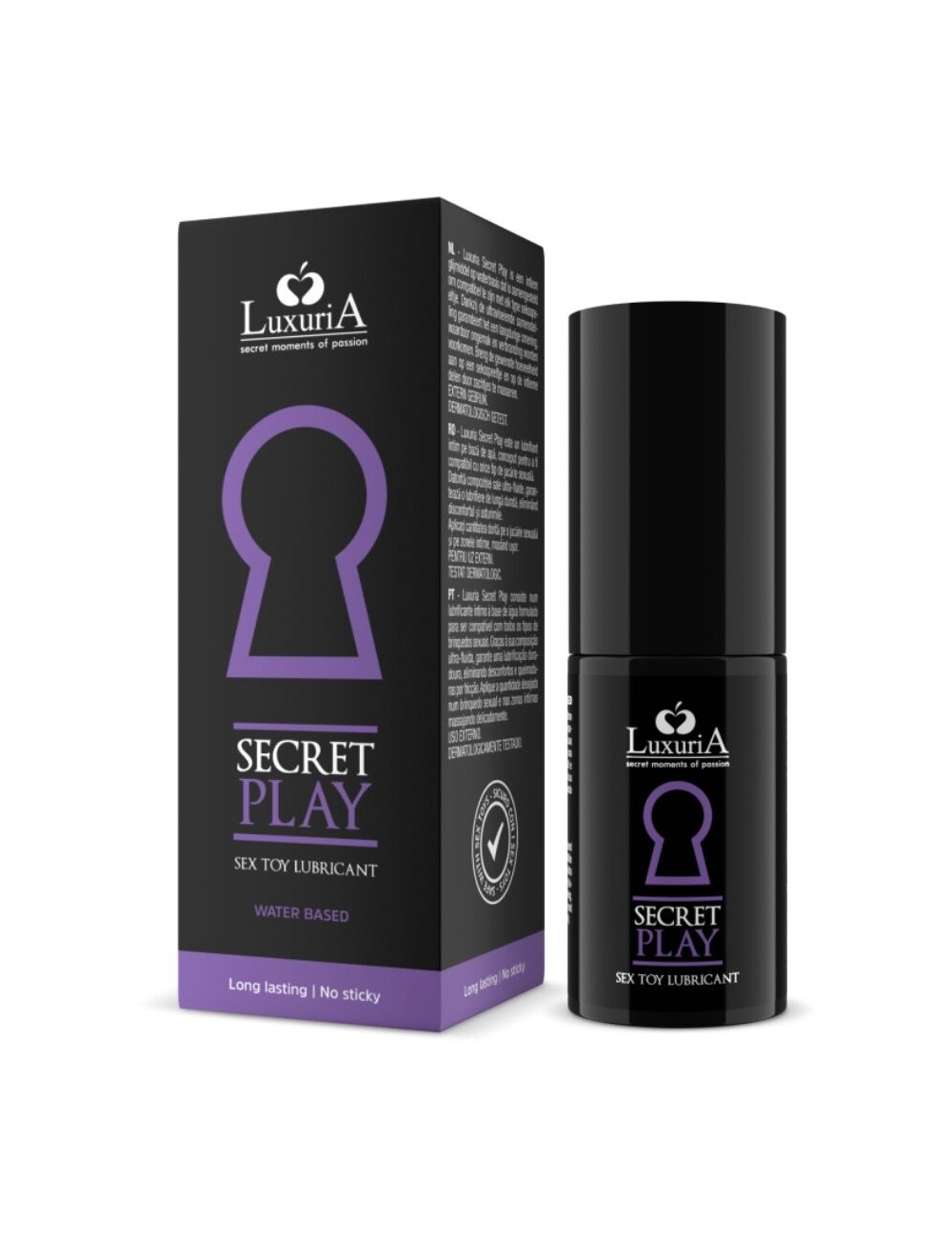 LUXURIA SECRET PLAY SEX TOYS LUBRICANT 30 ML LUXURIA SECRET PLAY SEX TOYS LUBRICANT 30 ML