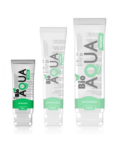 BIOAQUA LUBRICANT NATURAL INGREDIENTS WATER BASED 50 ML