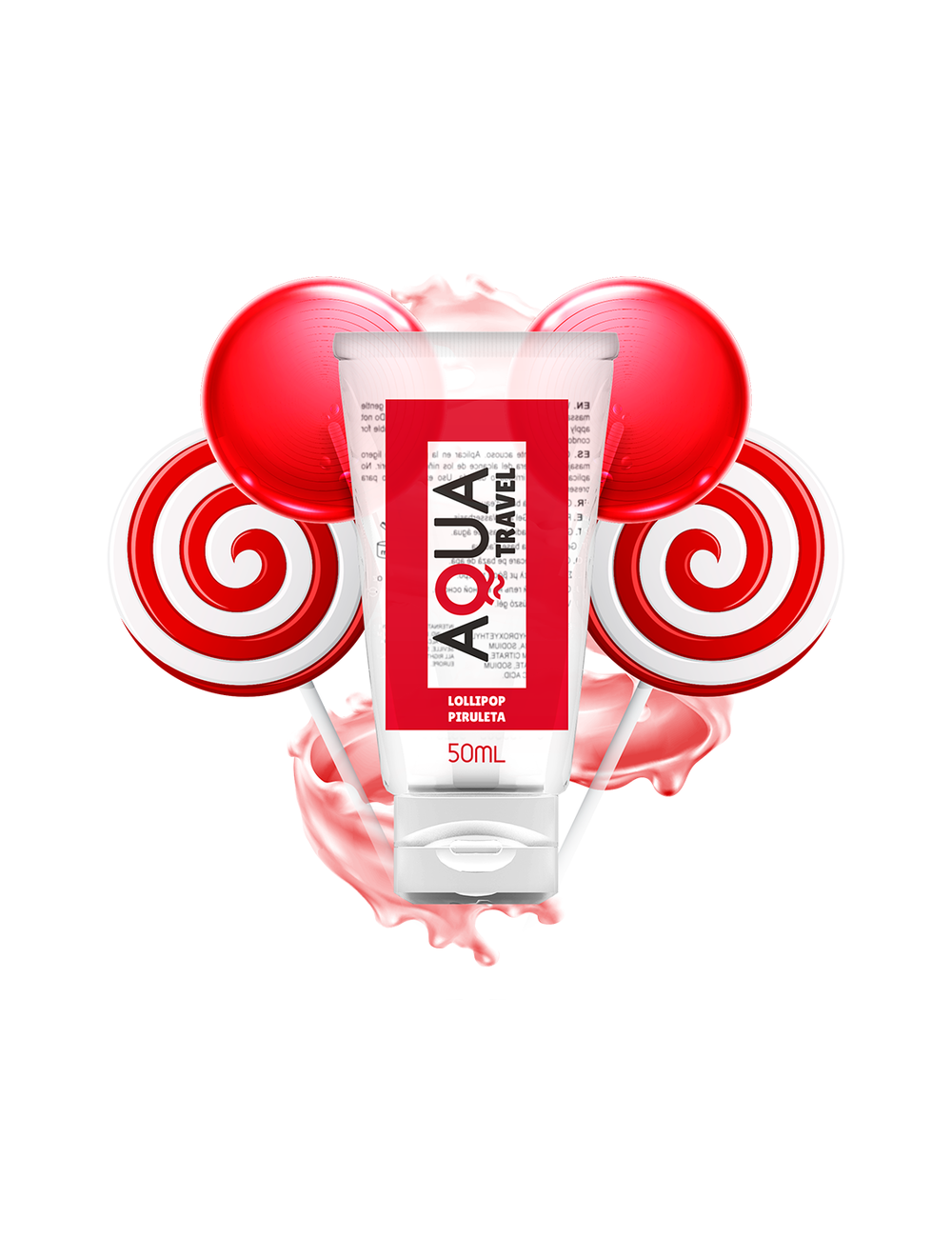 AQUA TRAVEL LOLLIPOP FLAVOUR WATERBASED LUBRICANT - 50 ML