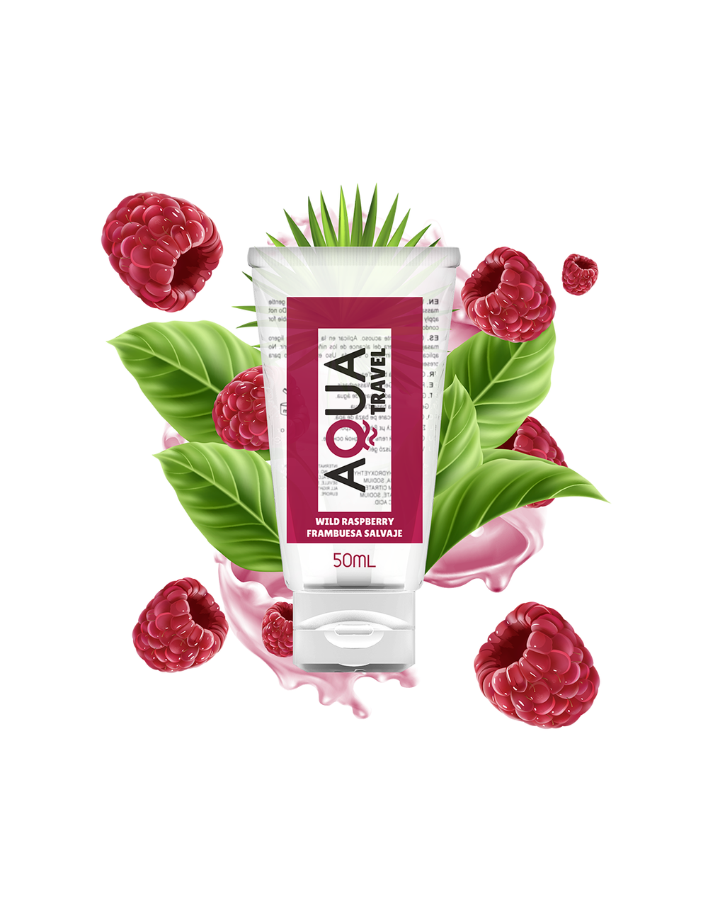 AQUA TRAVEL WILD RASPBERRY FLAVOUR WATERBASED LUBRICANT - 50 ML AQUA TRAVEL WILD RASPBERRY FLAVOUR WATERBASED LUBRICANT - 50 ML