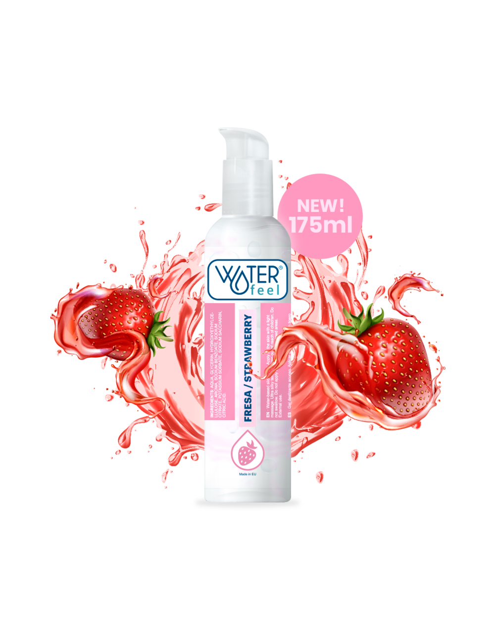 WATERFEEL STRAWBERRY WATER BASED LUBRICANT 175 ML