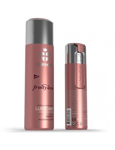 SWEDE -FRUITY LOVE LUBRICANT SPARKLING STRAWBERRY WINE 100 ML