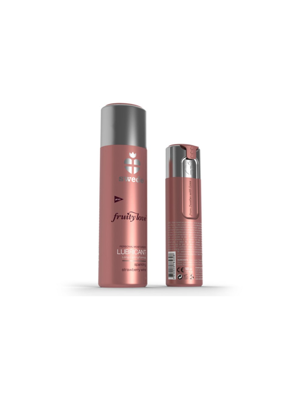 SWEDE -FRUITY LOVE LUBRICANT SPARKLING STRAWBERRY WINE 50 ML SWEDE -FRUITY LOVE LUBRICANT SPARKLING STRAWBERRY WINE 50 ML