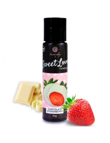 SECRETPLAY GEL SWEET LOVE STRAWBERRY AND WHITE CHOCOLATE 60 ML