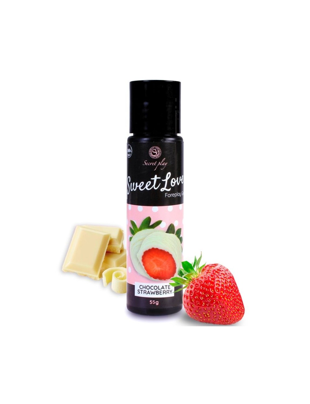 SECRETPLAY GEL SWEET LOVE STRAWBERRY AND WHITE CHOCOLATE 60 ML