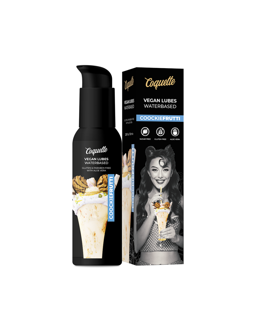 COQUETTE CHIC DESIRE PREMIUM EXPERIENCE 100ML VEGAN LUBES COOKIEFRUTTI
