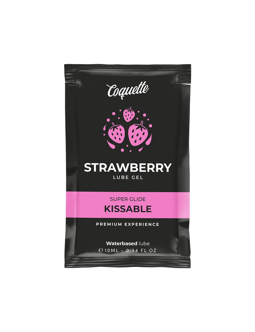 COQUETTE CHIC DESIRE WATERBASED KISSABLE STRAWBERRY LUBE GEL 10 ML