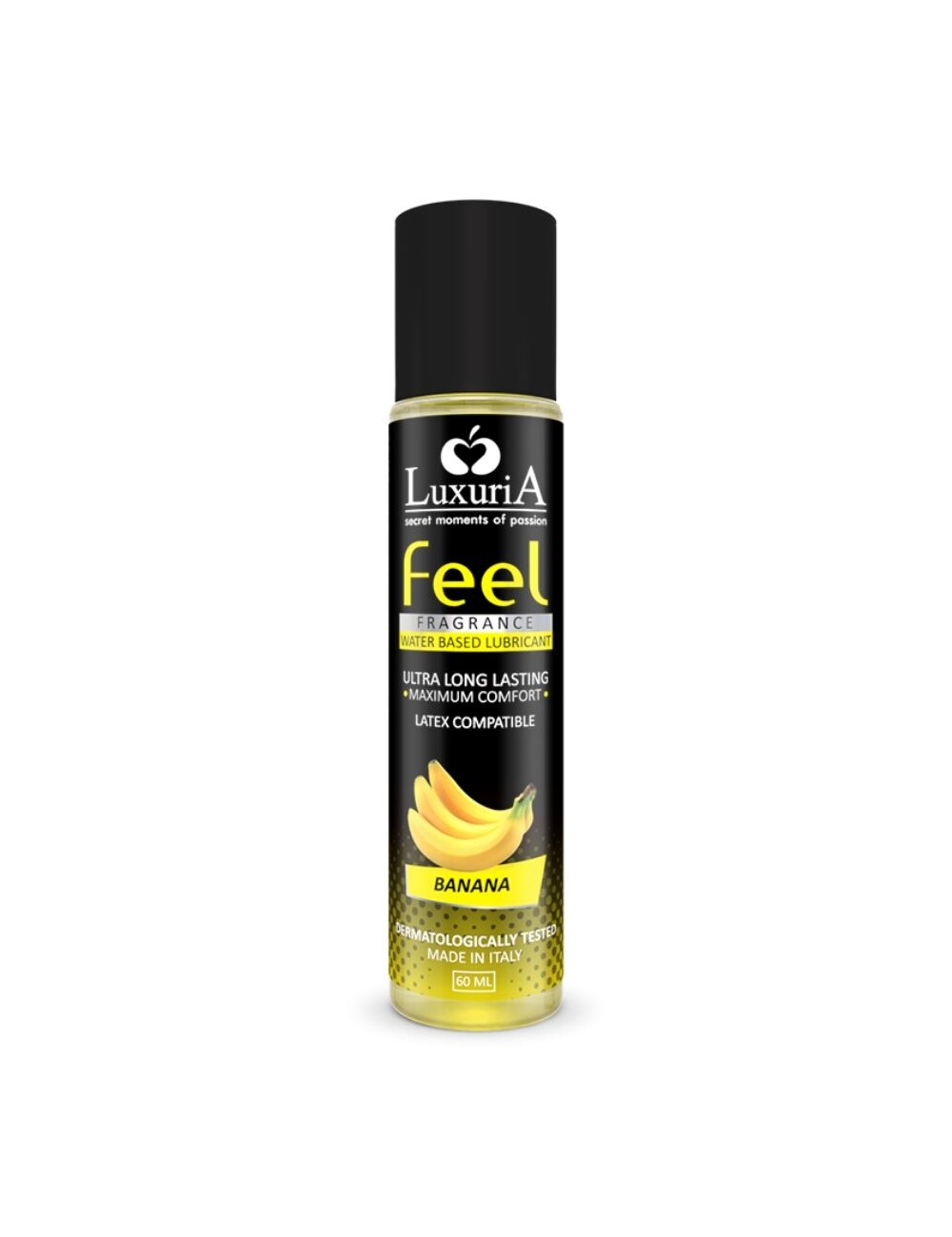 LUXURIA FEEL BANANA WATER BASED LUBRICANT 60 ML LUXURIA FEEL BANANA WATER BASED LUBRICANT 60 ML