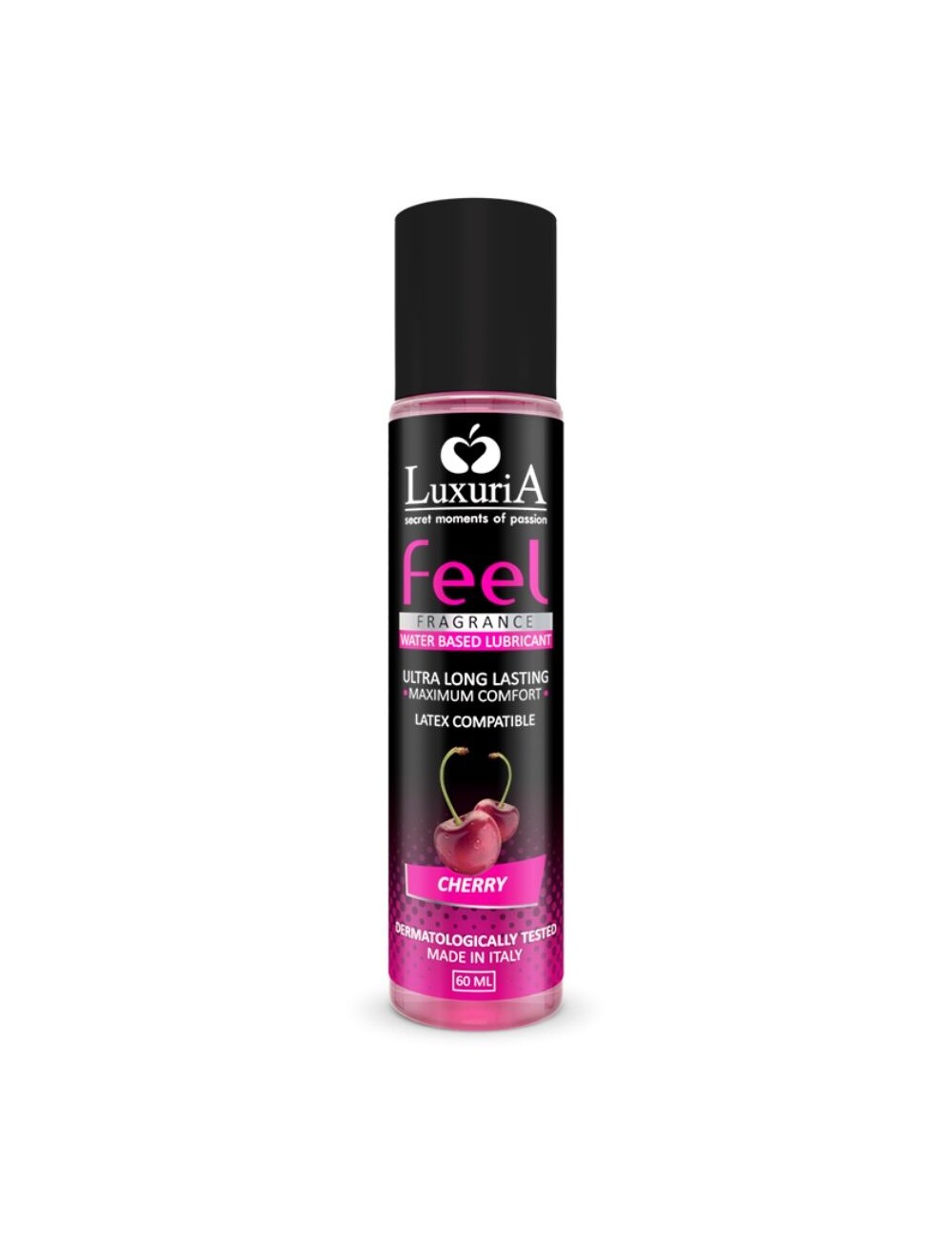 LUXURIA FEEL CHERRY WATER BASED LUBRICANT 60 ML LUXURIA FEEL CHERRY WATER BASED LUBRICANT 60 ML